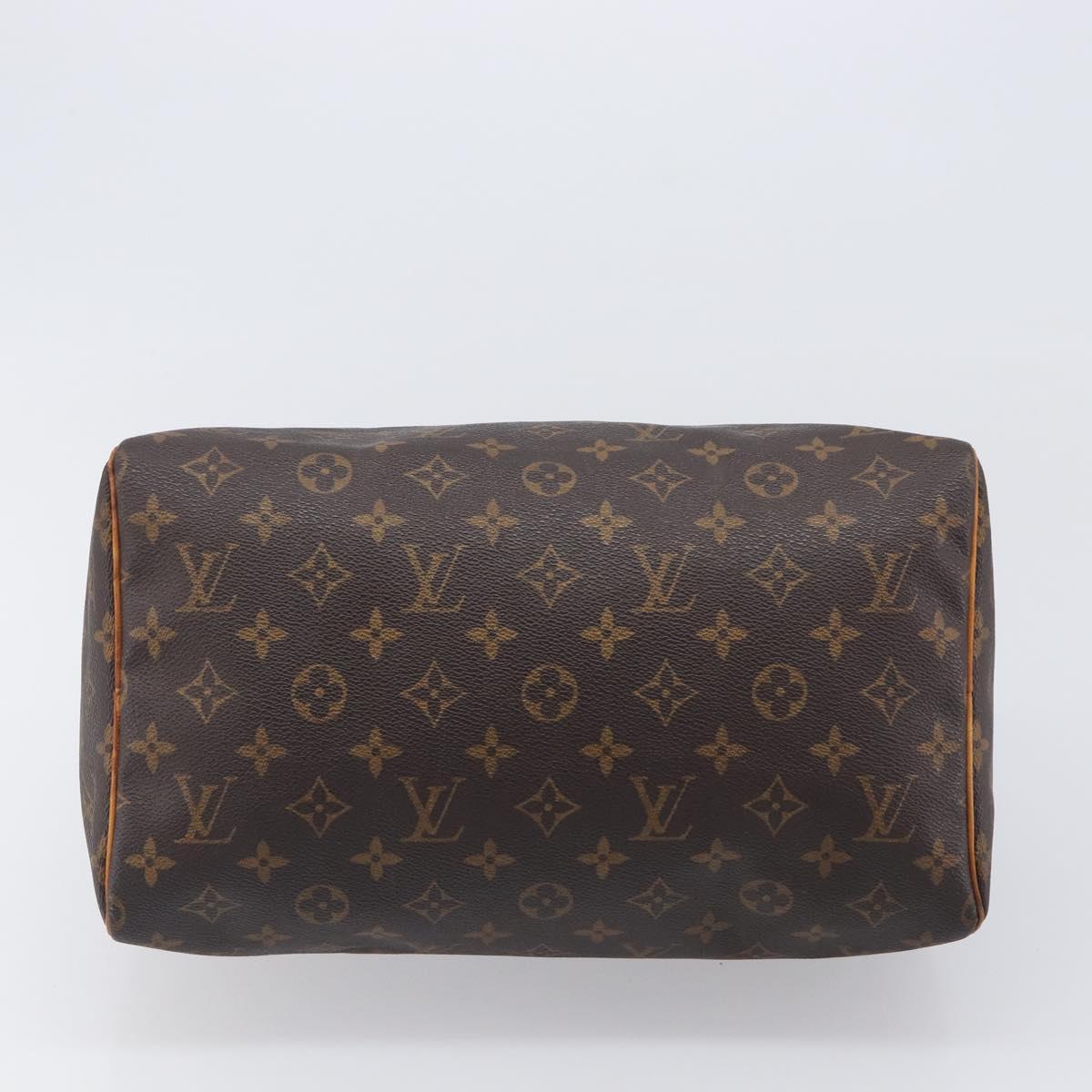 LOUIS VUITTON Monogram Speedy 25 Hand Bag M41528 LV Auth 200451