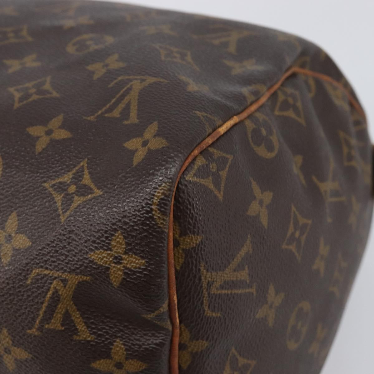 LOUIS VUITTON Monogram Speedy 30 Hand Bag M41526 LV Auth 200452