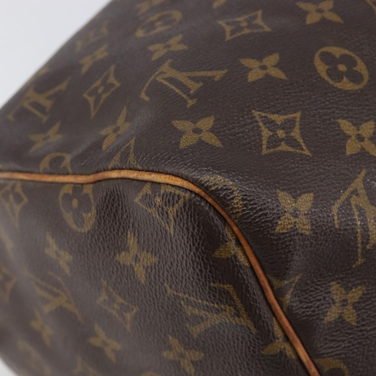 LOUIS VUITTON Monogram Speedy 30 Hand Bag M41526 LV Auth 200452