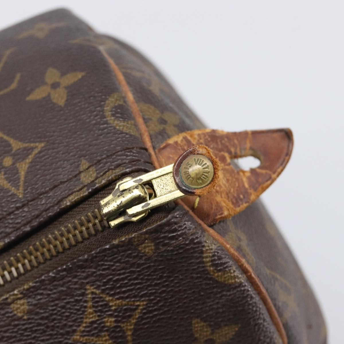 LOUIS VUITTON Monogram Speedy 30 Hand Bag M41526 LV Auth 200452