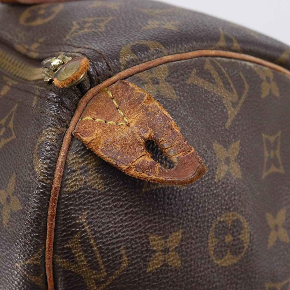 LOUIS VUITTON Monogram Speedy 30 Hand Bag M41526 LV Auth 200452