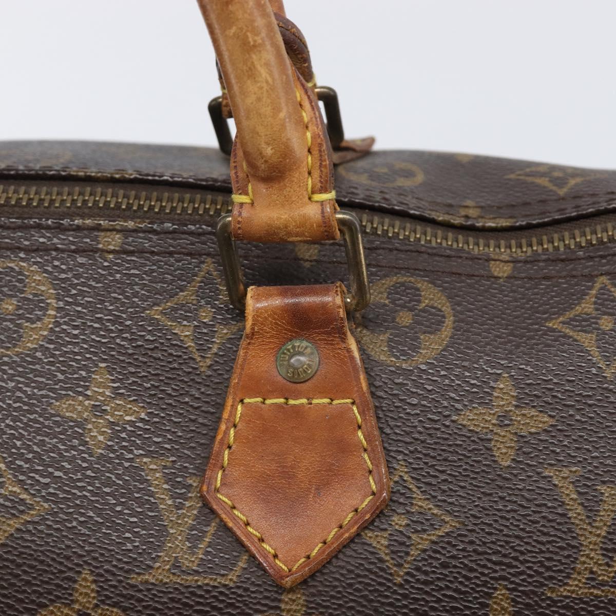 LOUIS VUITTON Monogram Speedy 30 Hand Bag M41526 LV Auth 200452