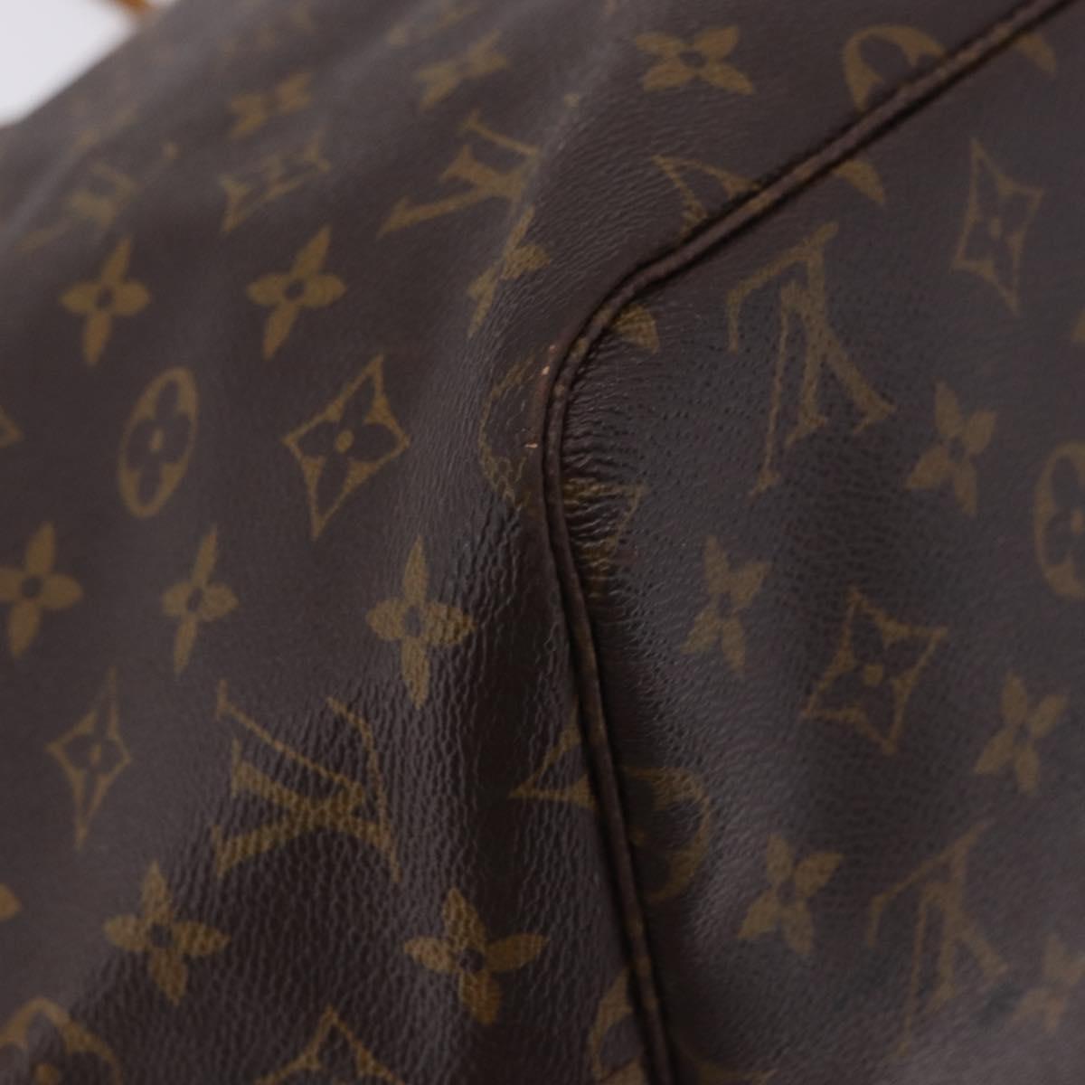 LOUIS VUITTON Monogram Neverfull GM Tote Bag M40157 LV Auth 200462A