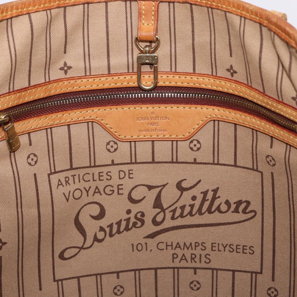LOUIS VUITTON Monogram Neverfull GM Tote Bag M40157 LV Auth 200462A