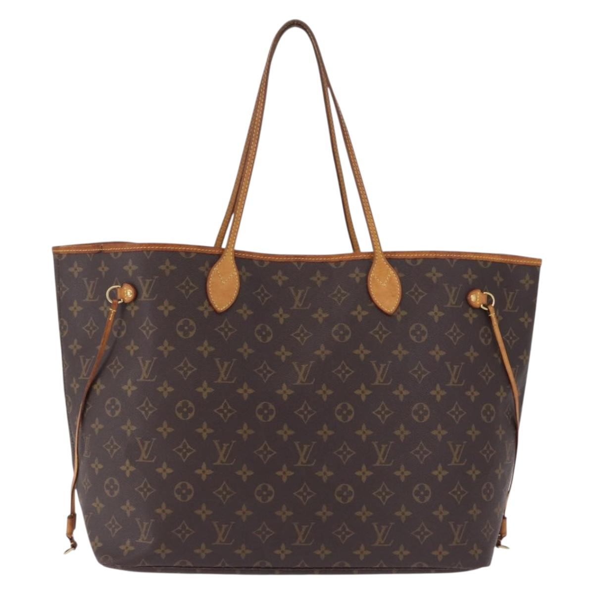 LOUIS VUITTON Monogram Neverfull GM Tote Bag M40157 LV Auth 200462A