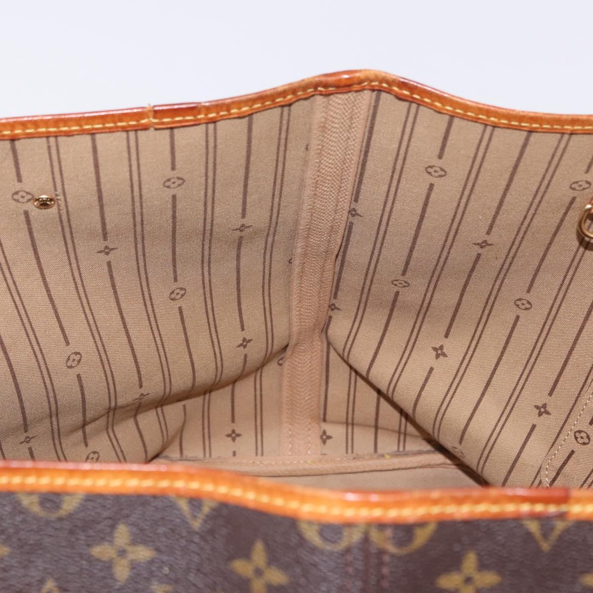 LOUIS VUITTON Monogram Neverfull GM Tote Bag M40157 LV Auth 200462A