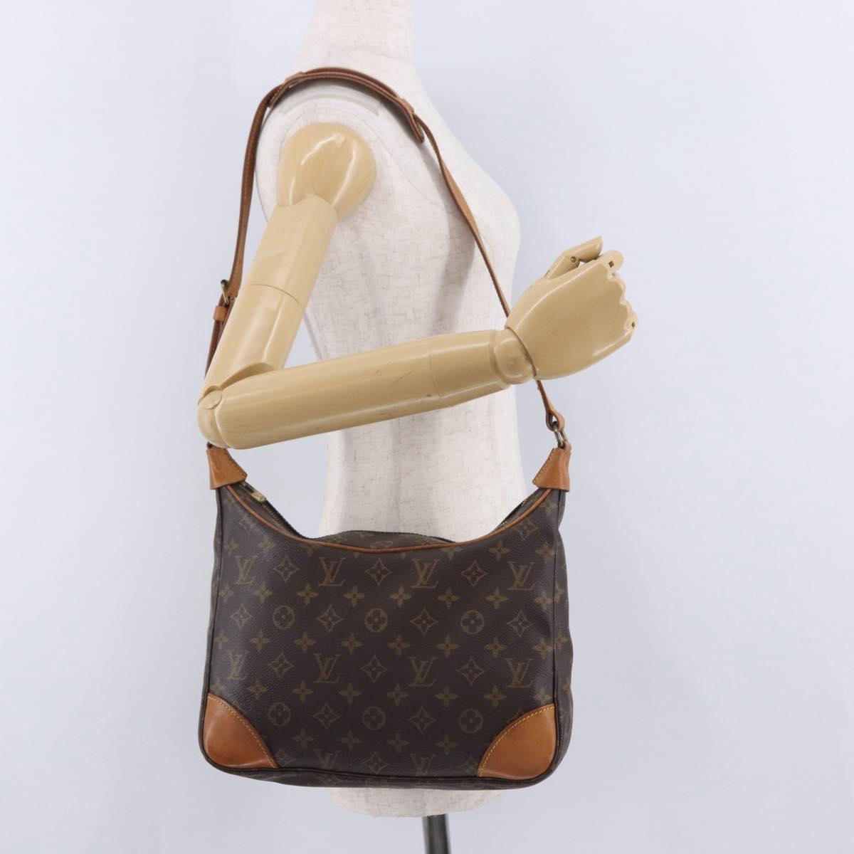 LOUIS VUITTON Monogram Boulogne 30 Shoulder Bag M51265 LV Auth 200463