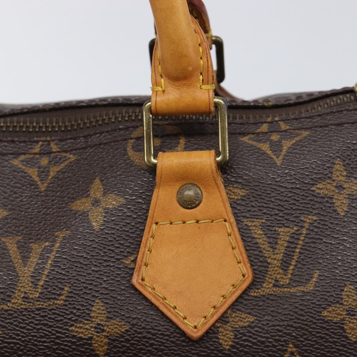LOUIS VUITTON Monogram Speedy 25 Hand Bag M41528 LV Auth 200464