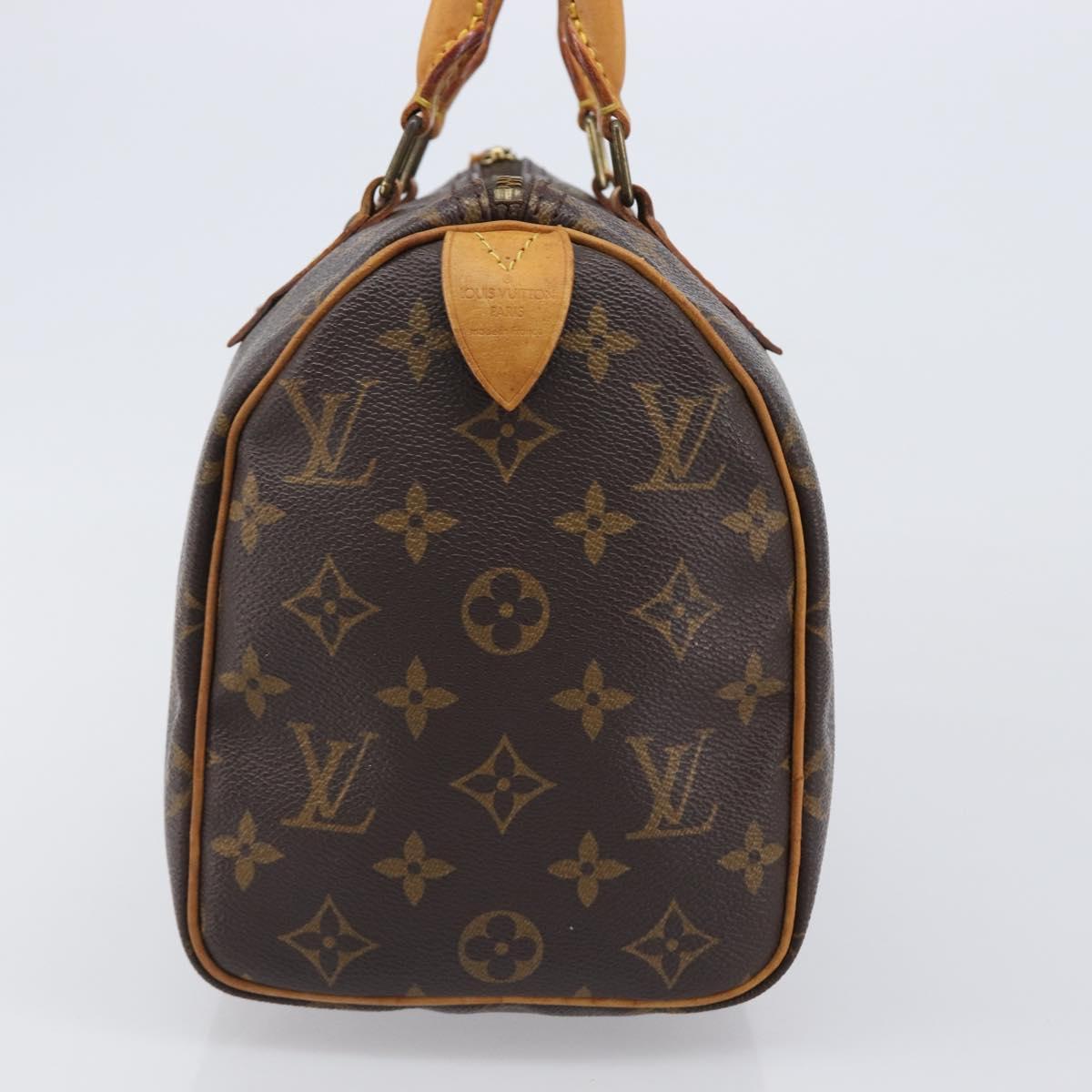 LOUIS VUITTON Monogram Speedy 25 Hand Bag M41528 LV Auth 200464