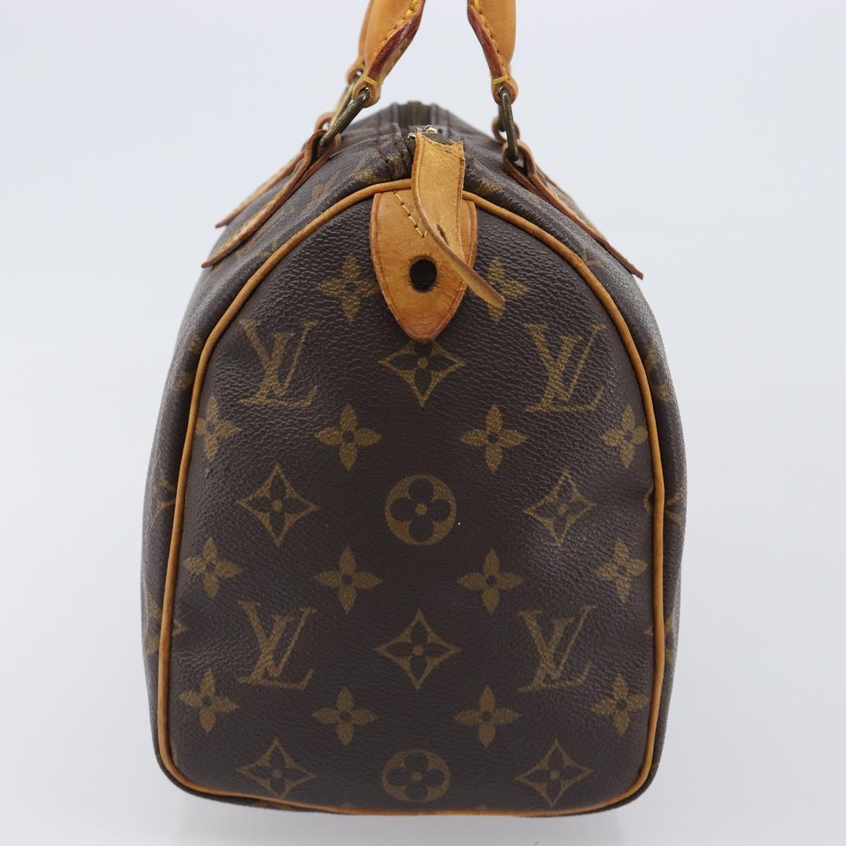 LOUIS VUITTON Monogram Speedy 25 Hand Bag M41528 LV Auth 200464