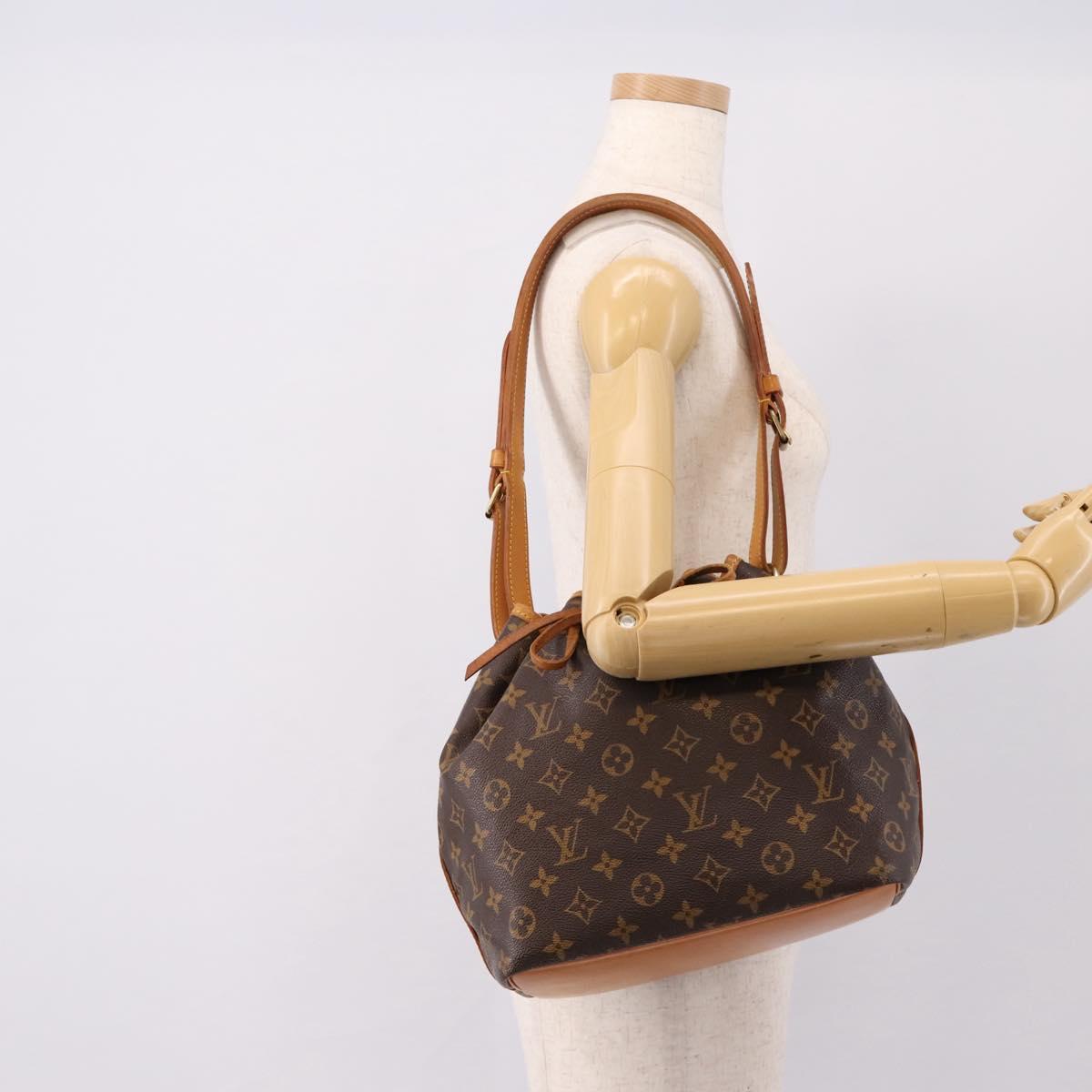 LOUIS VUITTON Monogram Petit Noe Shoulder Bag M42226 LV Auth 200465V