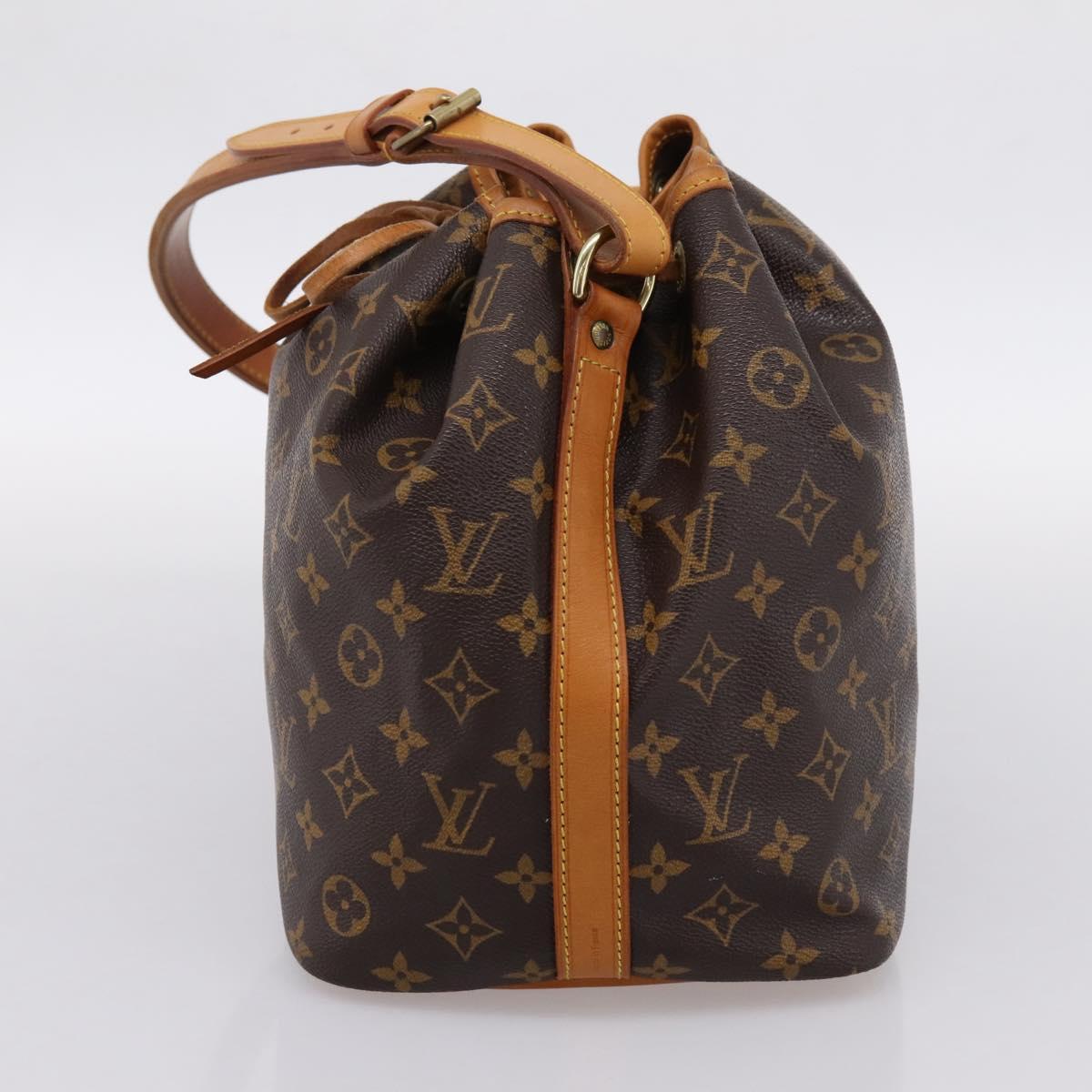 LOUIS VUITTON Monogram Petit Noe Shoulder Bag M42226 LV Auth 200465V