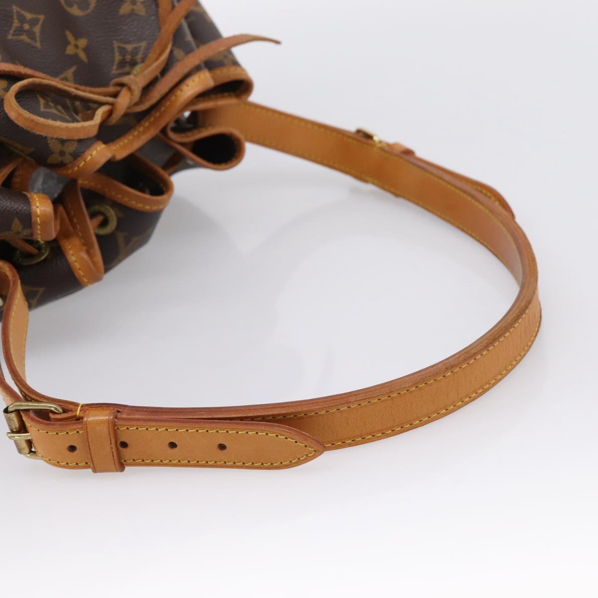 LOUIS VUITTON Monogram Petit Noe Shoulder Bag M42226 LV Auth 200465V