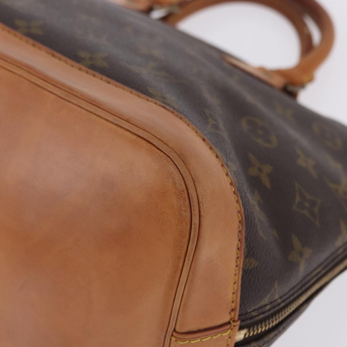 LOUIS VUITTON Monogram Alma PM Hand Bag M53151 LV Auth 200468A