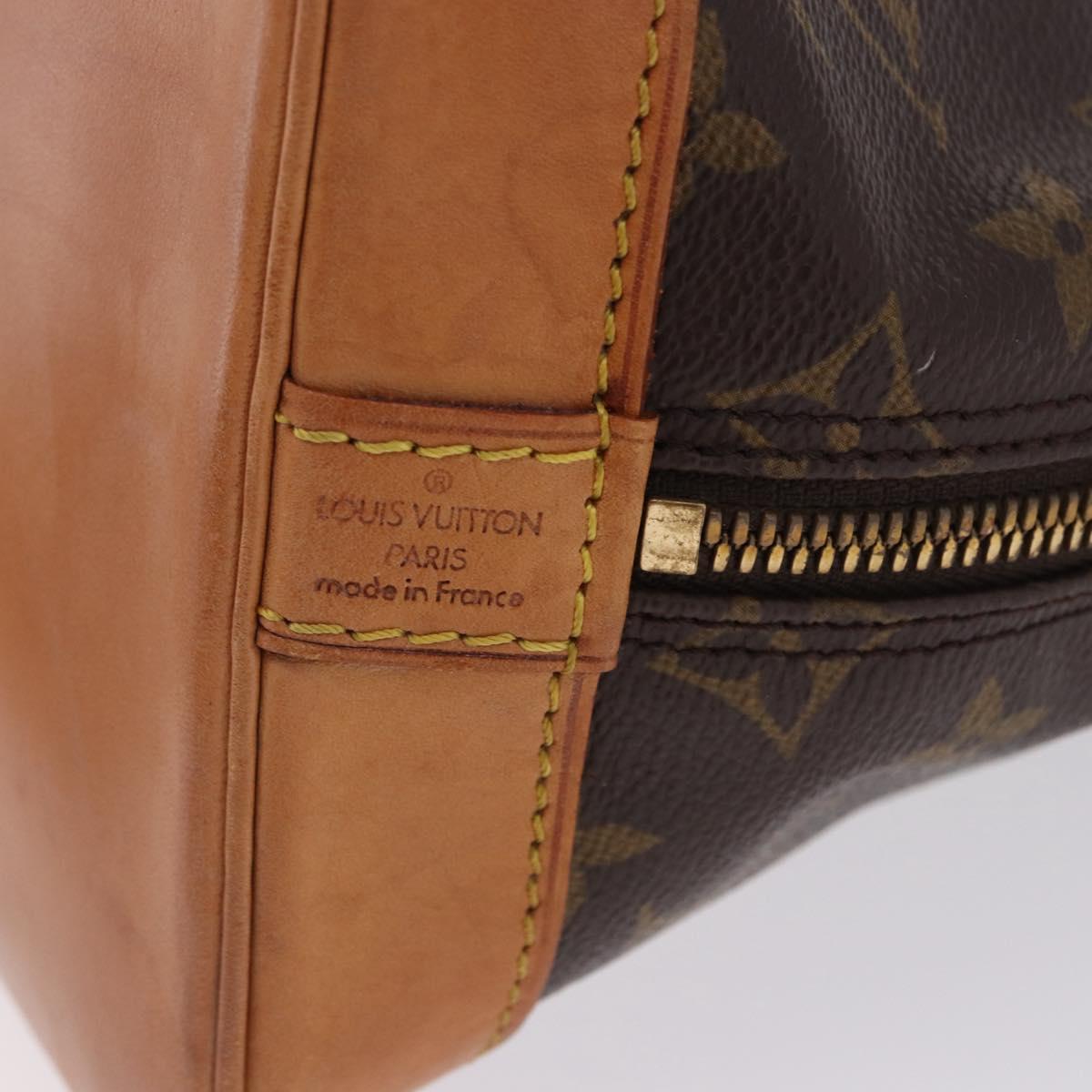 LOUIS VUITTON Monogram Alma PM Hand Bag M53151 LV Auth 200468A