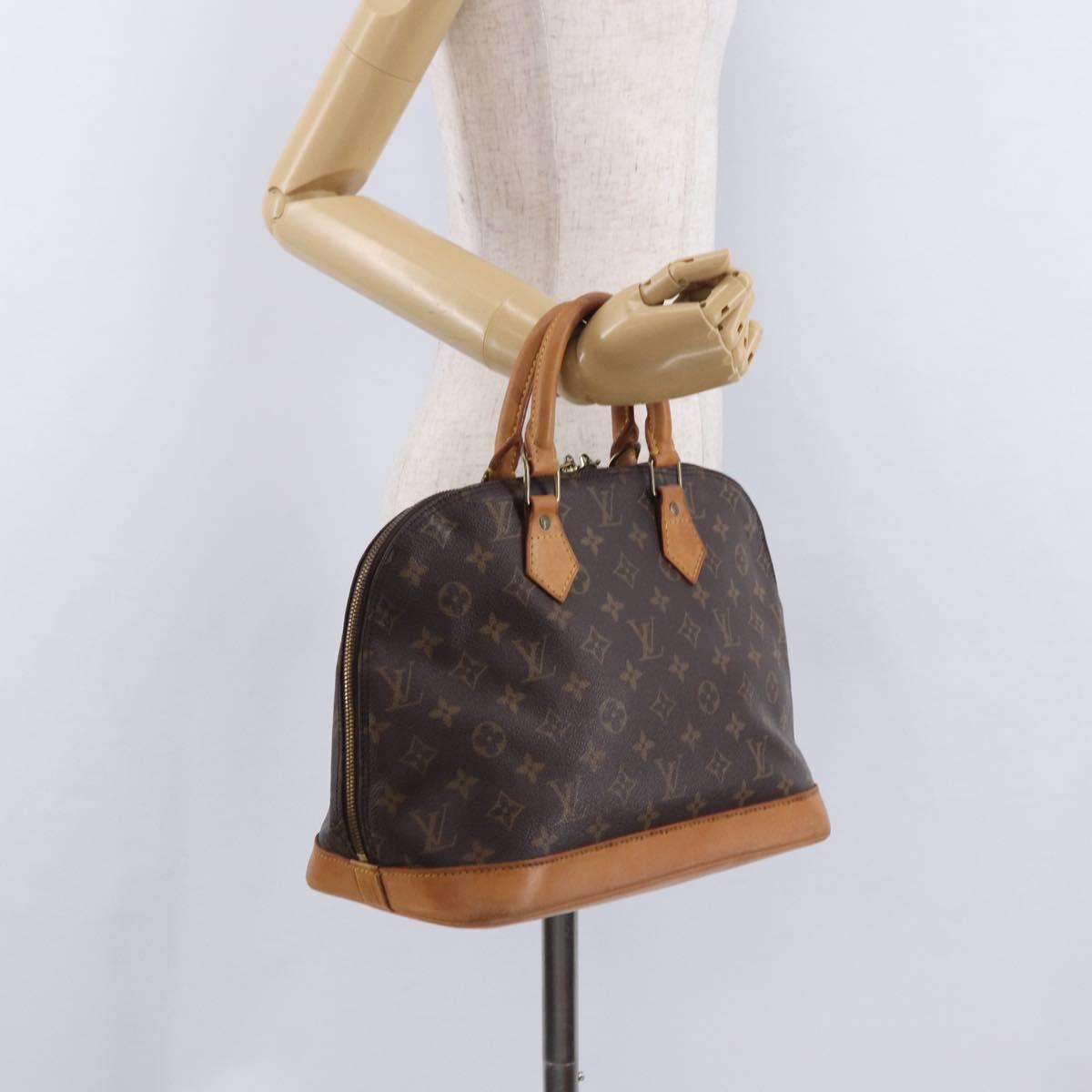 LOUIS VUITTON Monogram Alma PM Hand Bag M53151 LV Auth 200468A