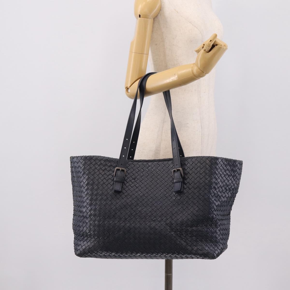 BOTTEGA VENETA INTRECCIATO Tote Bag Leather Navy Auth 200469V