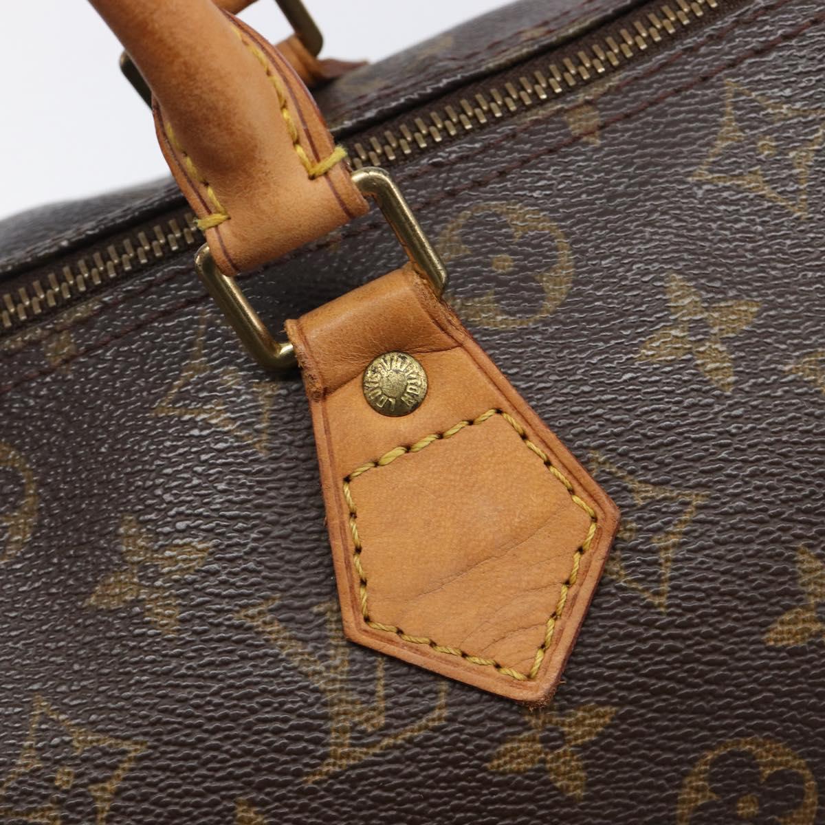 LOUIS VUITTON Monogram Speedy 30 Hand Bag M41526 LV Auth 200472