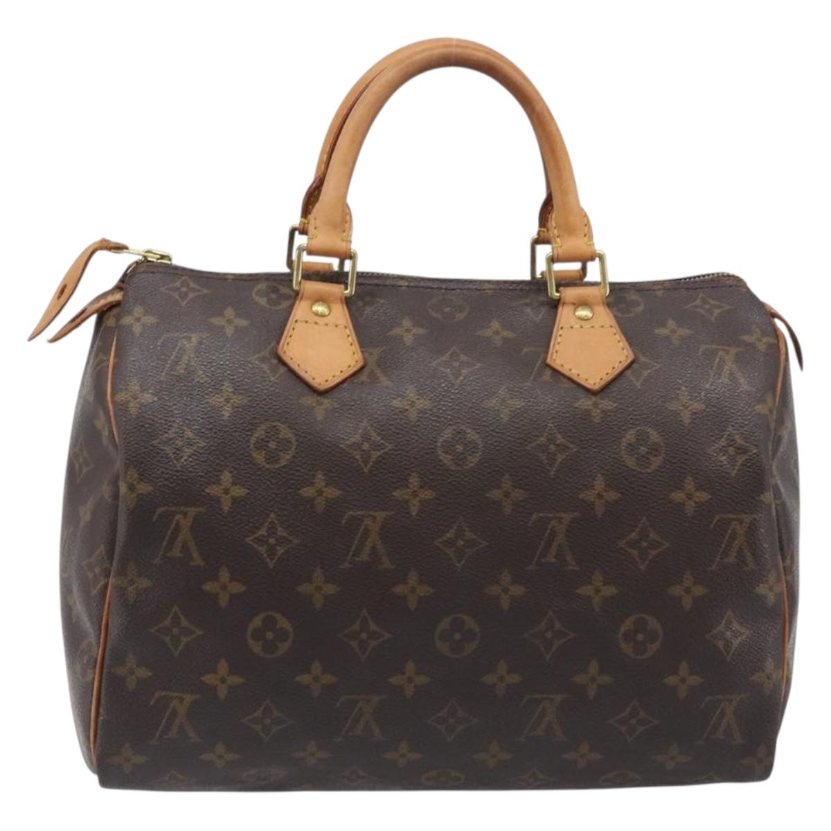 LOUIS VUITTON Monogram Speedy 30 Hand Bag M41526 LV Auth 200472