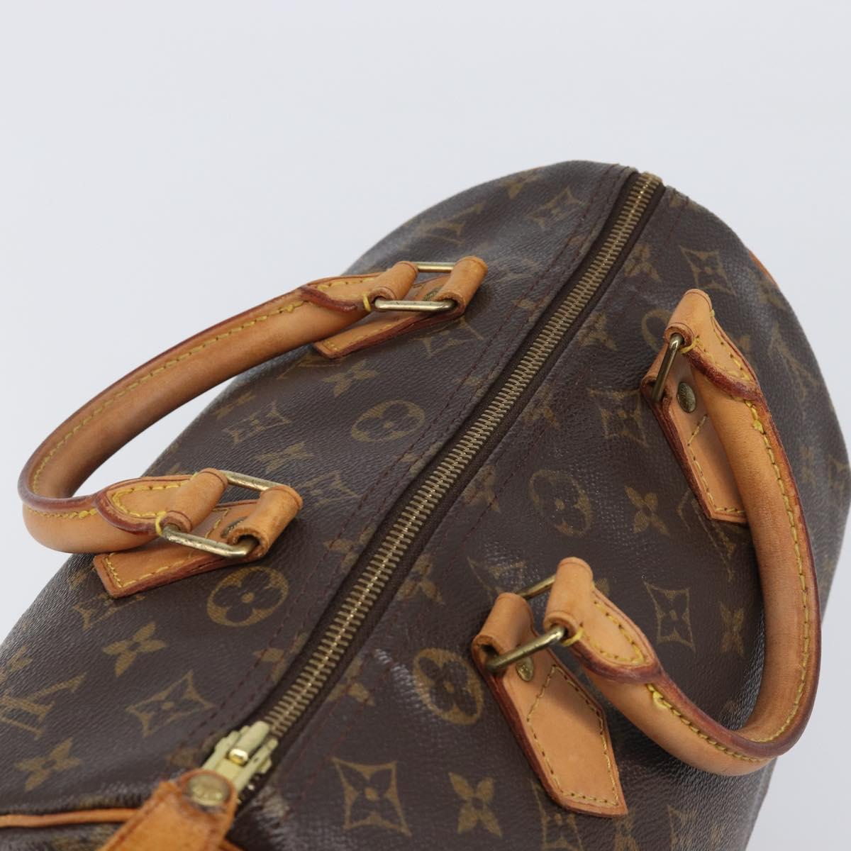 LOUIS VUITTON Monogram Speedy 30 Hand Bag M41526 LV Auth 200472