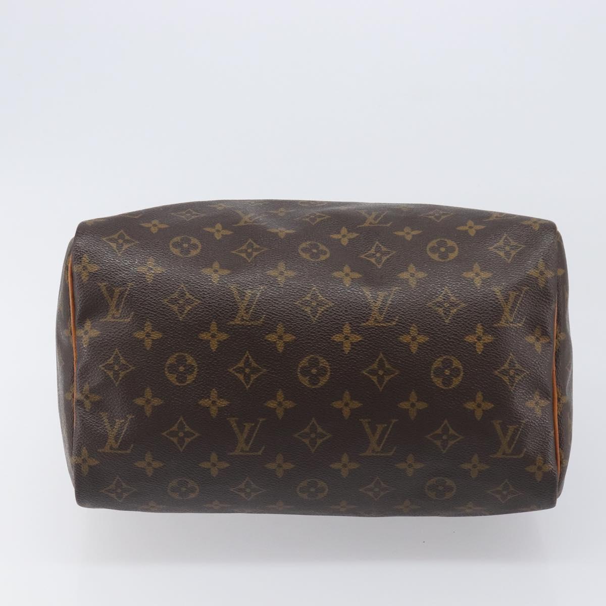 LOUIS VUITTON Monogram Speedy 30 Hand Bag M41526 LV Auth 200472