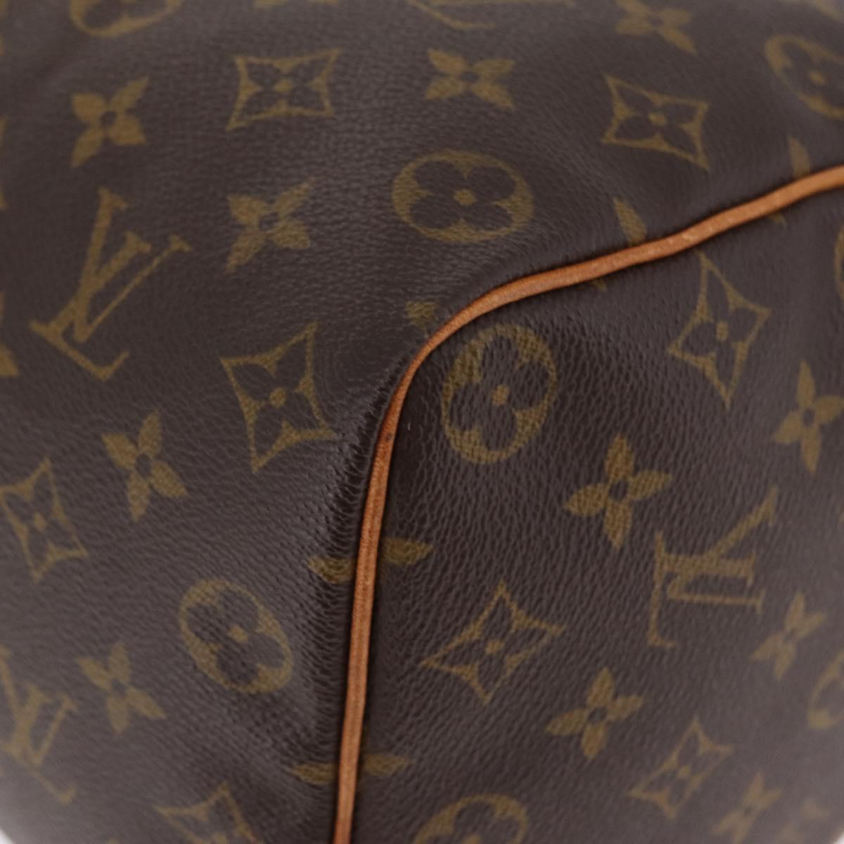 LOUIS VUITTON Monogram Speedy 35 Hand Bag M41524 LV Auth 200473V