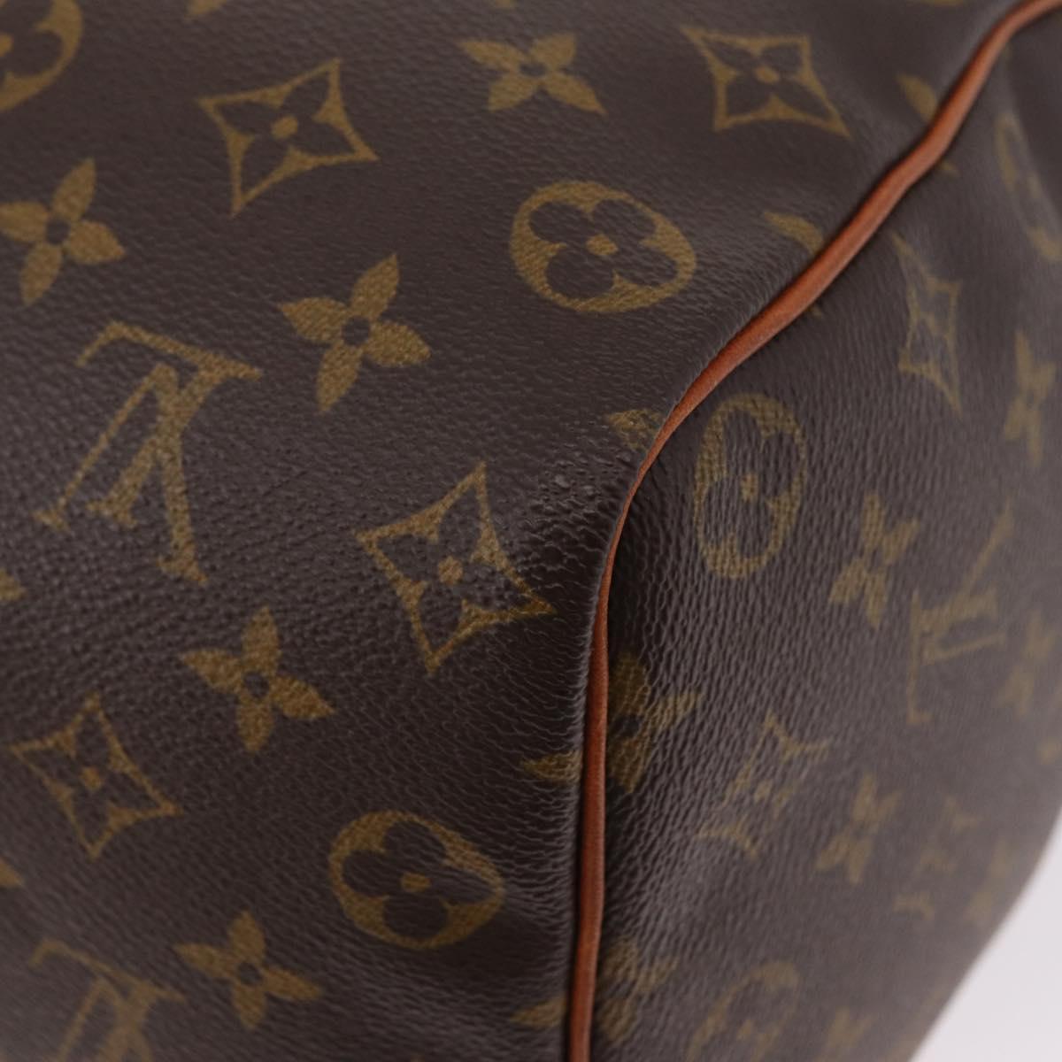 LOUIS VUITTON Monogram Speedy 35 Hand Bag M41524 LV Auth 200473V