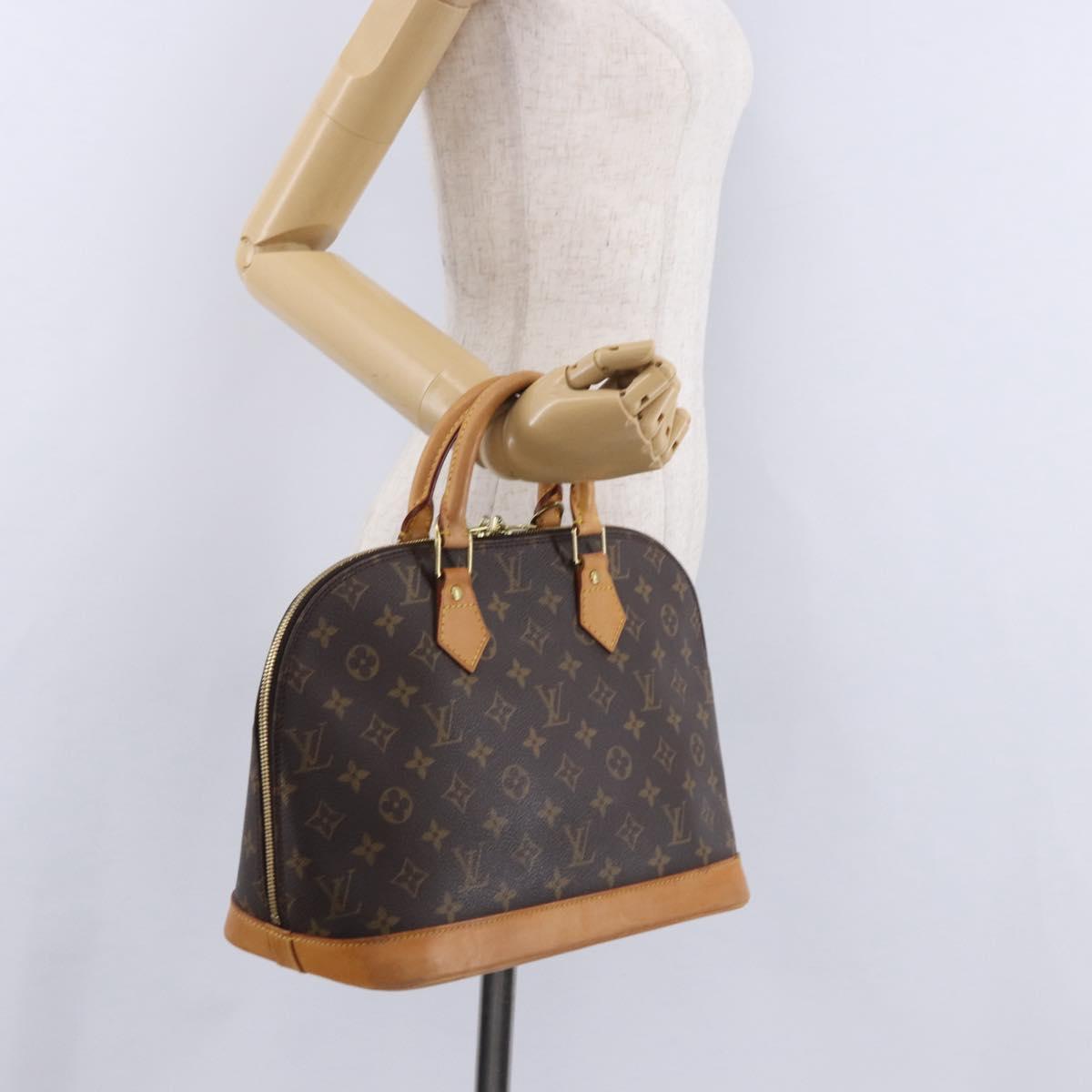 LOUIS VUITTON Monogram Alma Hand Bag M51130 LV Auth 200474V