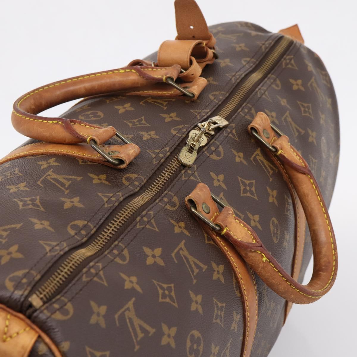 LOUIS VUITTON Monogram Keepall 50 Boston Bag M41426 LV Auth 200475