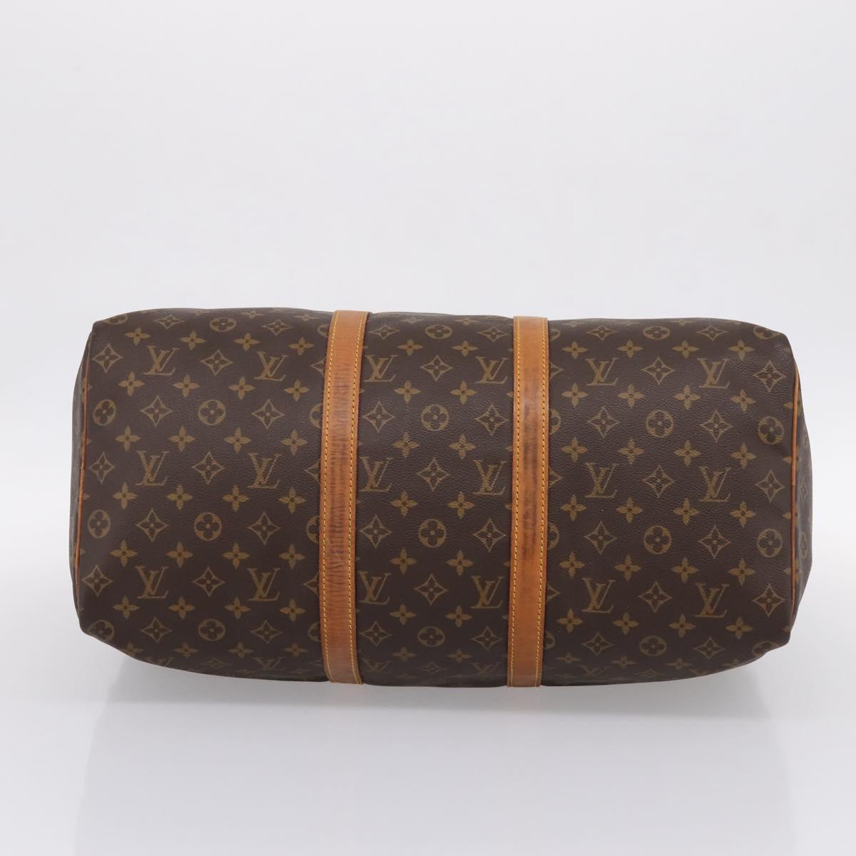 LOUIS VUITTON Monogram Keepall 50 Boston Bag M41426 LV Auth 200475