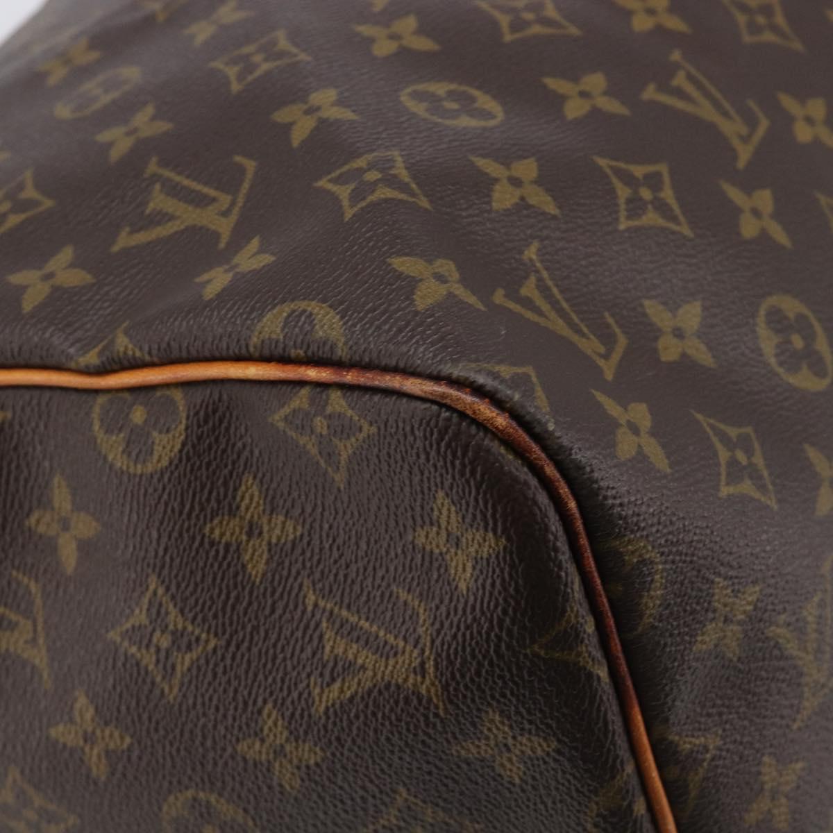 LOUIS VUITTON Monogram Keepall 55 Boston Bag M41424 LV Auth 200476V
