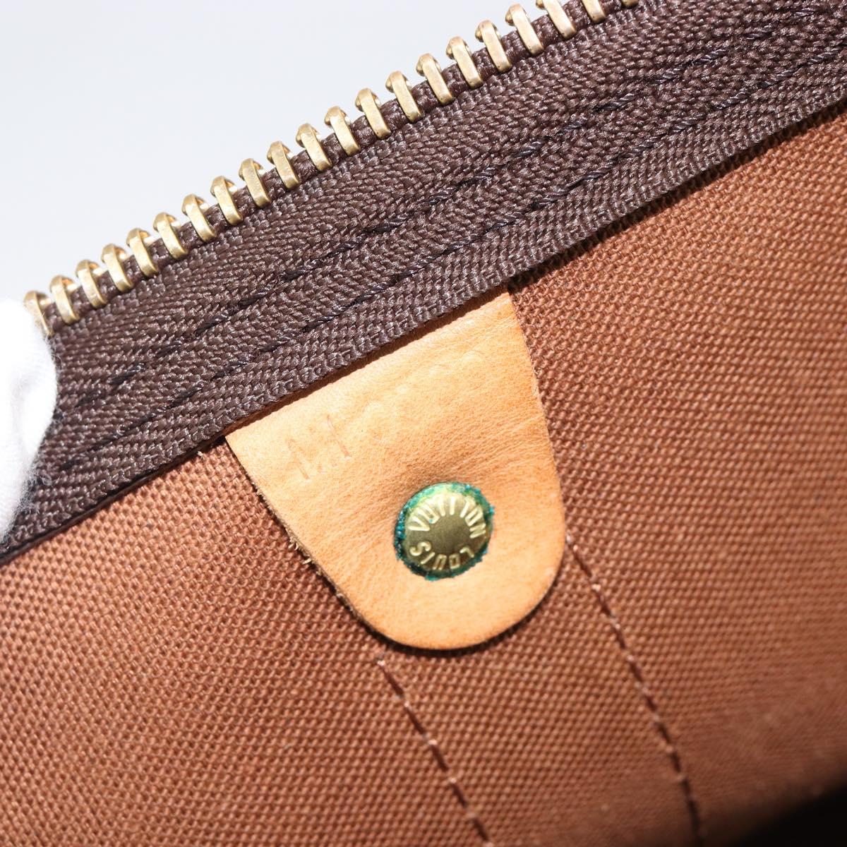 LOUIS VUITTON Monogram Keepall 55 Boston Bag M41424 LV Auth 200476V