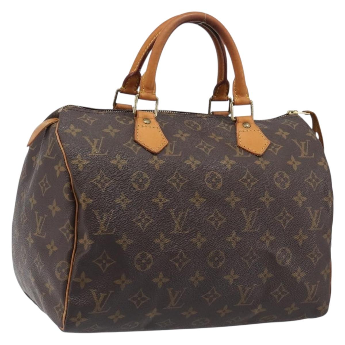 LOUIS VUITTON Monogram Speedy 30 Hand Bag M41526 LV Auth 200478A