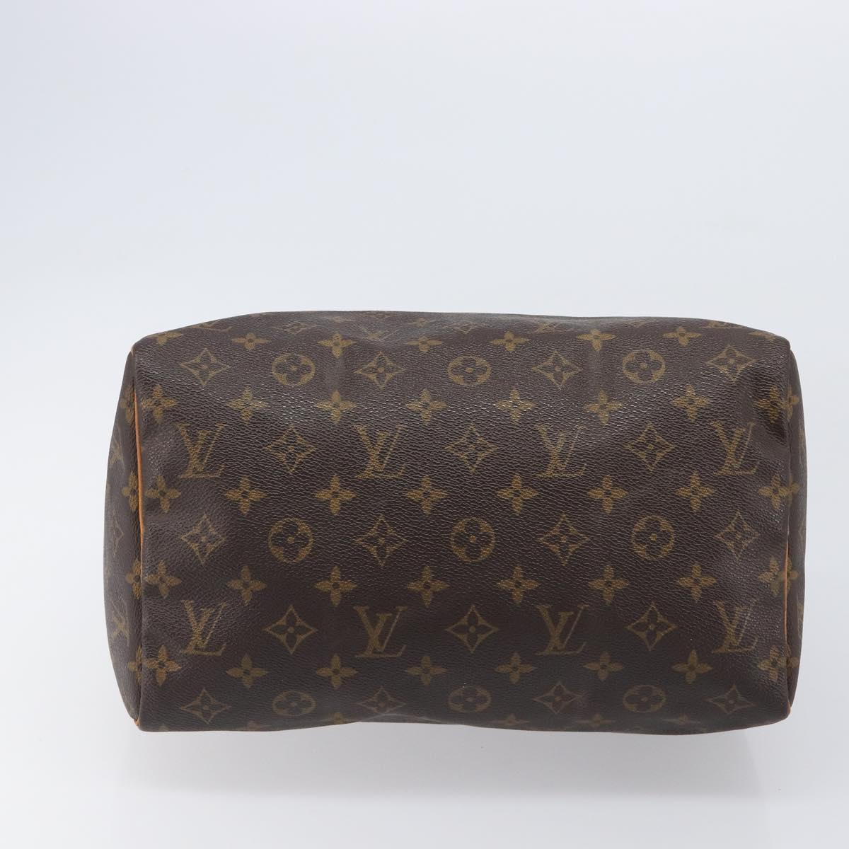 LOUIS VUITTON Monogram Speedy 30 Hand Bag M41526 LV Auth 200478A