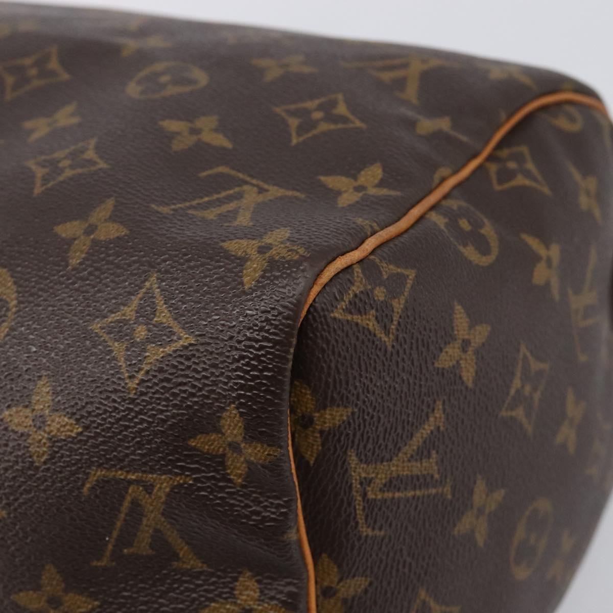 LOUIS VUITTON Monogram Speedy 30 Hand Bag M41526 LV Auth 200478A