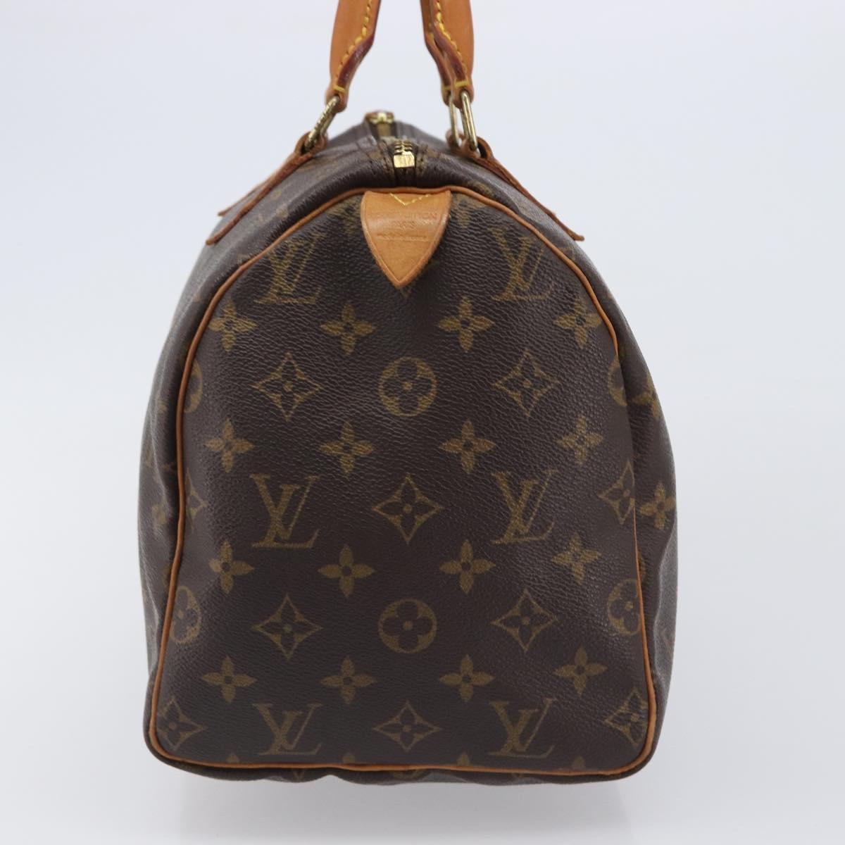 LOUIS VUITTON Monogram Speedy 30 Hand Bag M41526 LV Auth 200478A