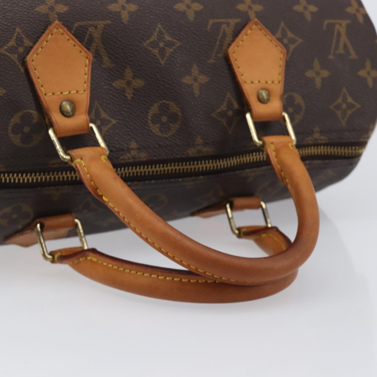 LOUIS VUITTON Monogram Speedy 30 Hand Bag M41526 LV Auth 200478A