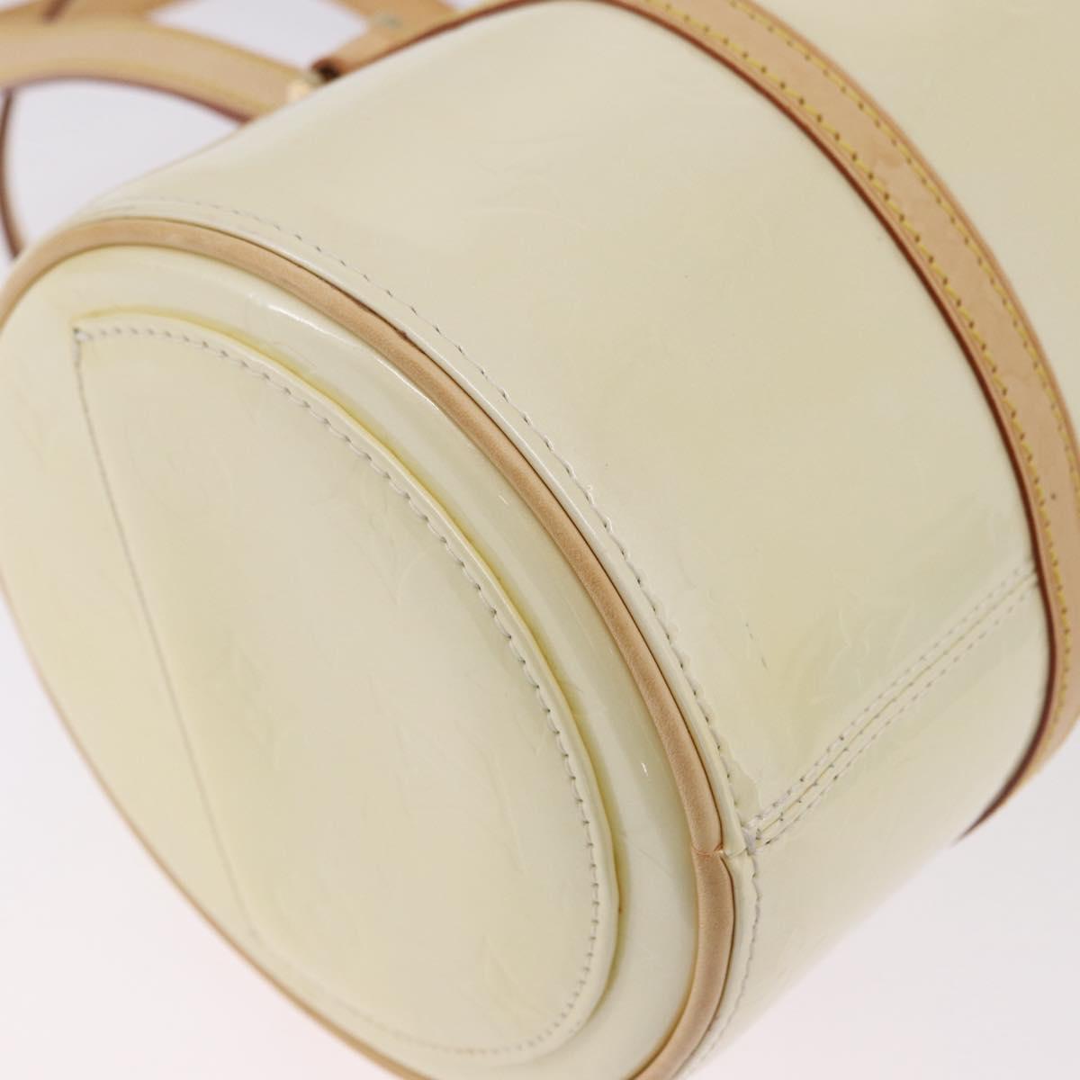 LOUIS VUITTON Monogram Vernis Bedford Hand Bag Perle M91006 LV Auth 200480V