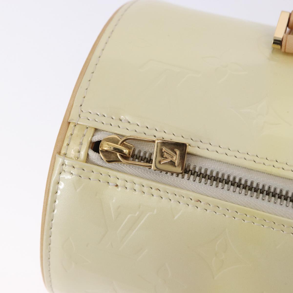 LOUIS VUITTON Monogram Vernis Bedford Hand Bag Perle M91006 LV Auth 200480V