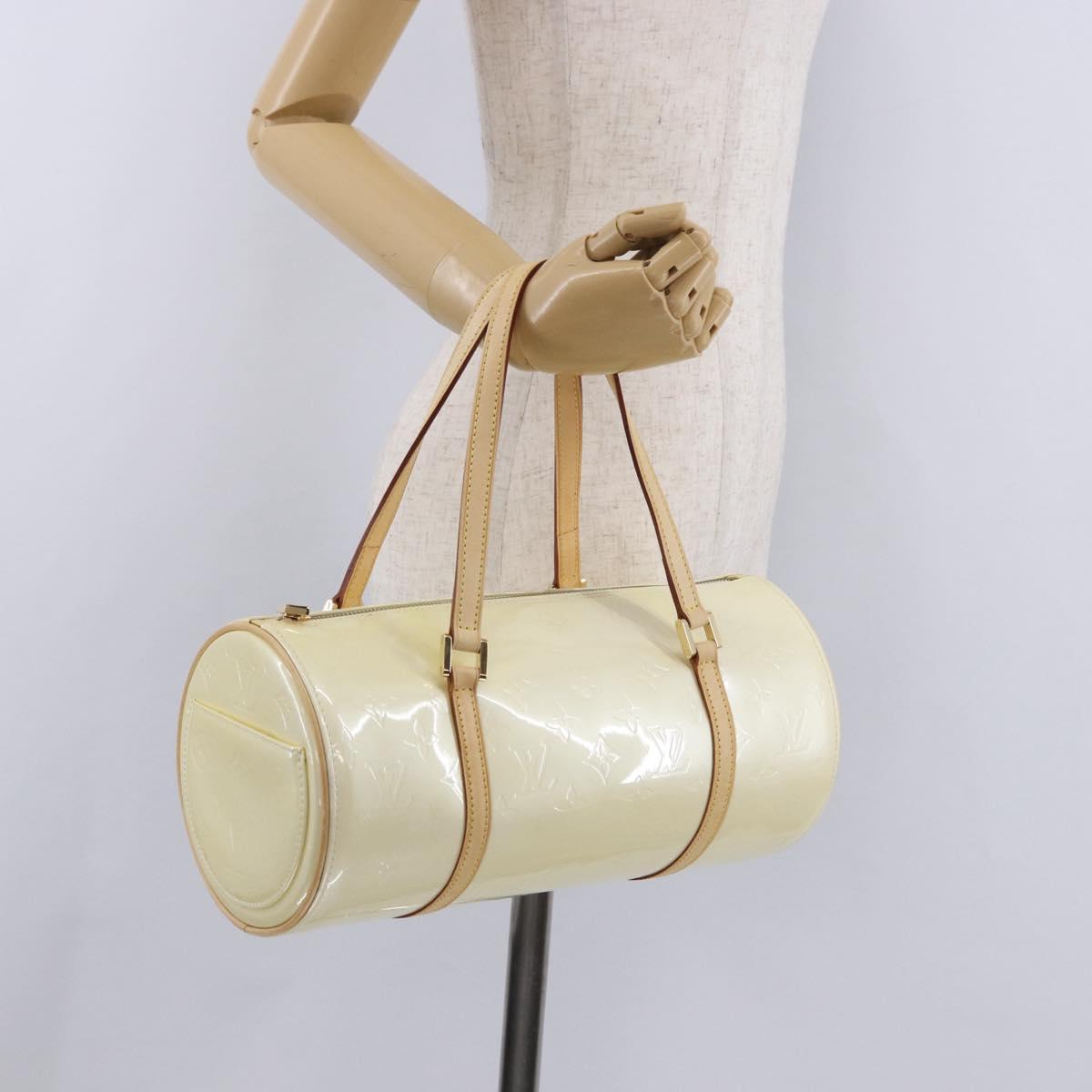 LOUIS VUITTON Monogram Vernis Bedford Hand Bag Perle M91006 LV Auth 200480V