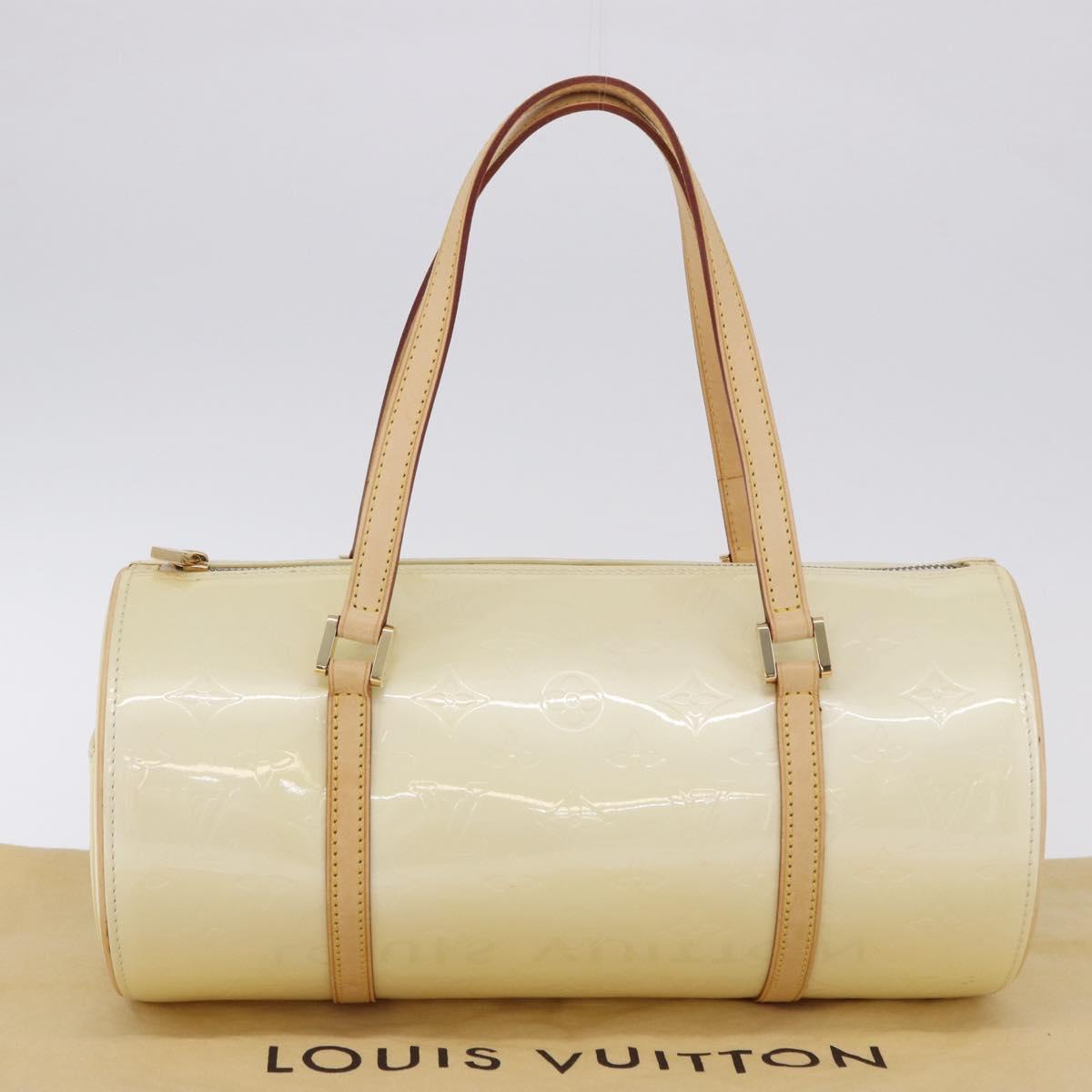 LOUIS VUITTON Monogram Vernis Bedford Hand Bag Perle M91006 LV Auth 200480V