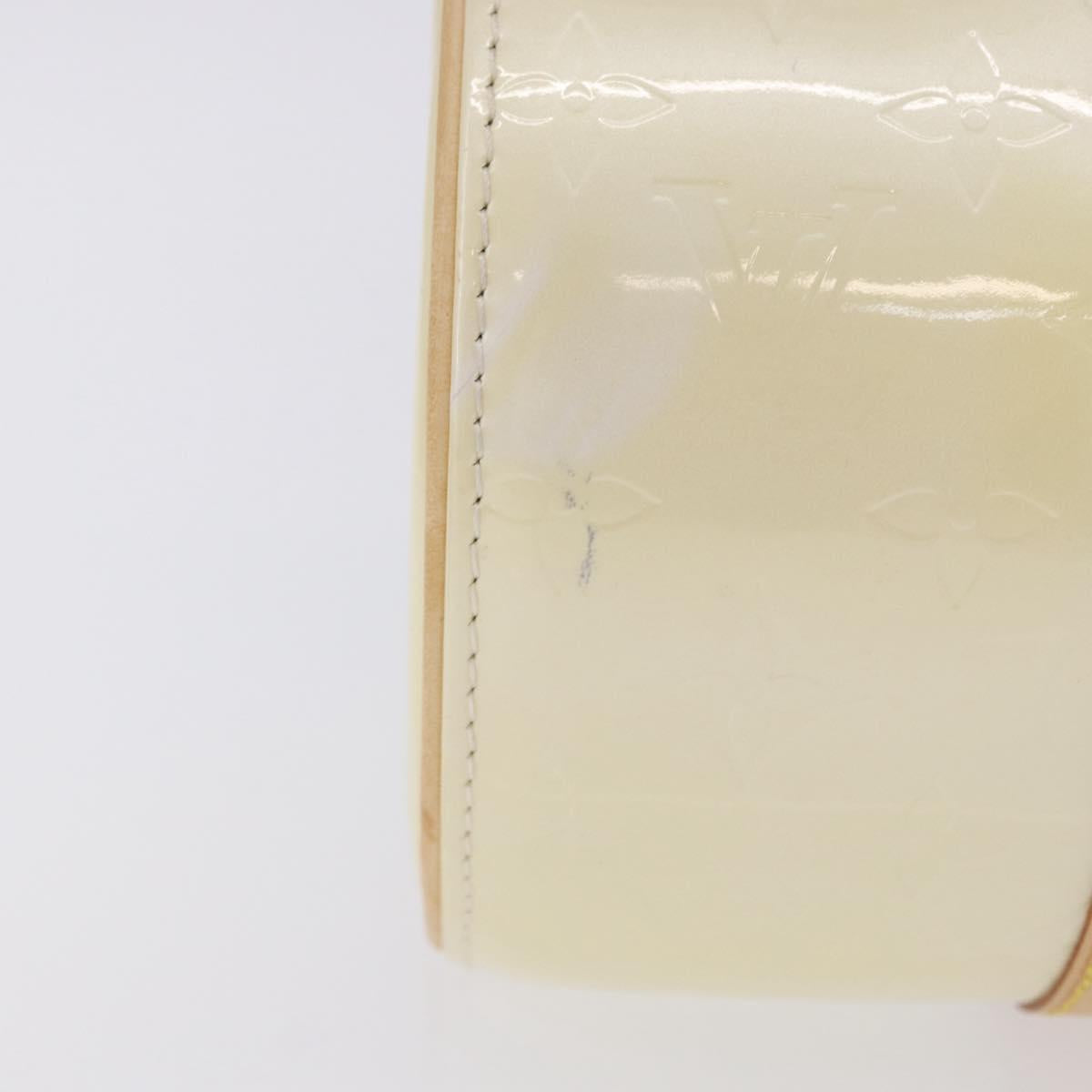 LOUIS VUITTON Monogram Vernis Bedford Hand Bag Perle M91006 LV Auth 200480V