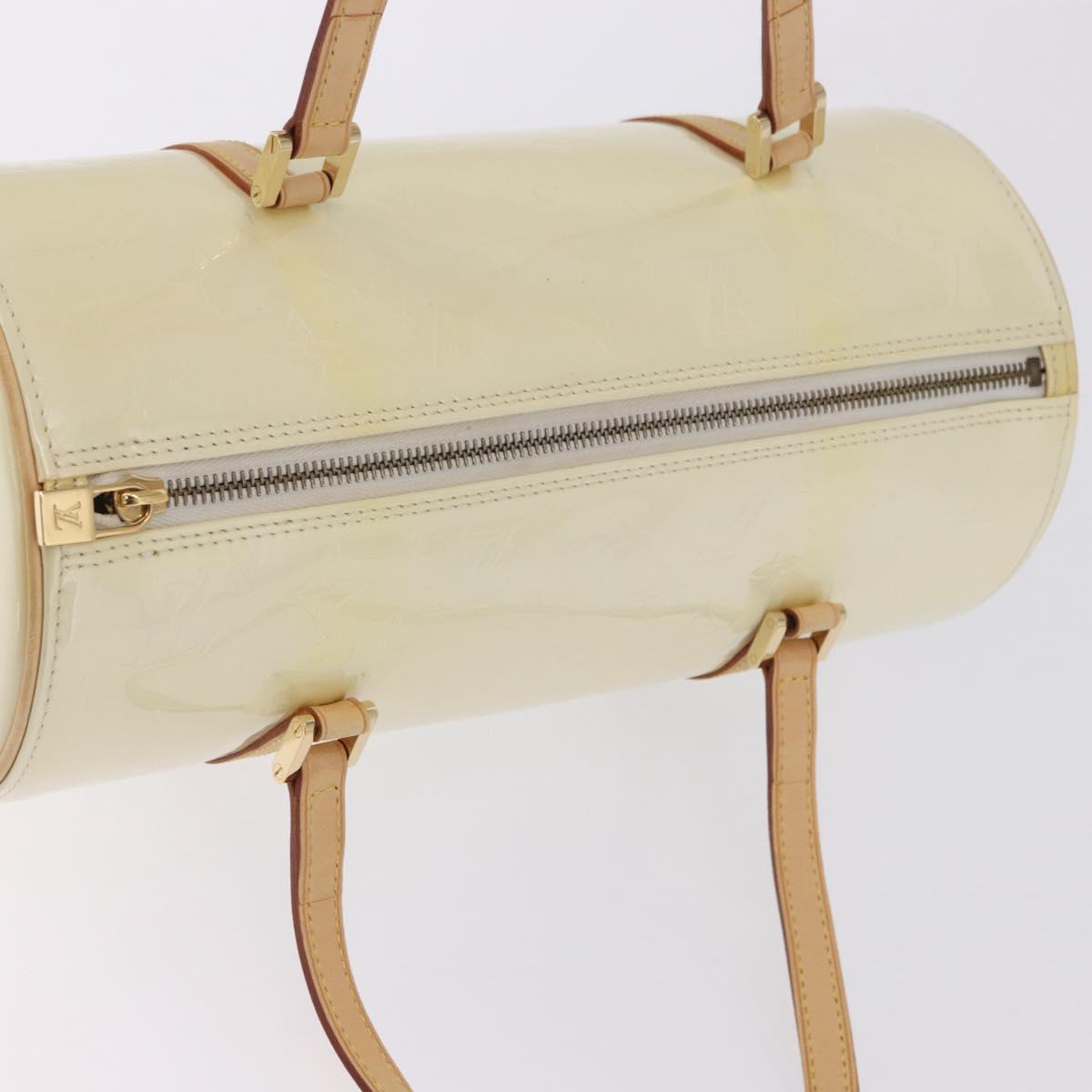 LOUIS VUITTON Monogram Vernis Bedford Hand Bag Perle M91006 LV Auth 200480V
