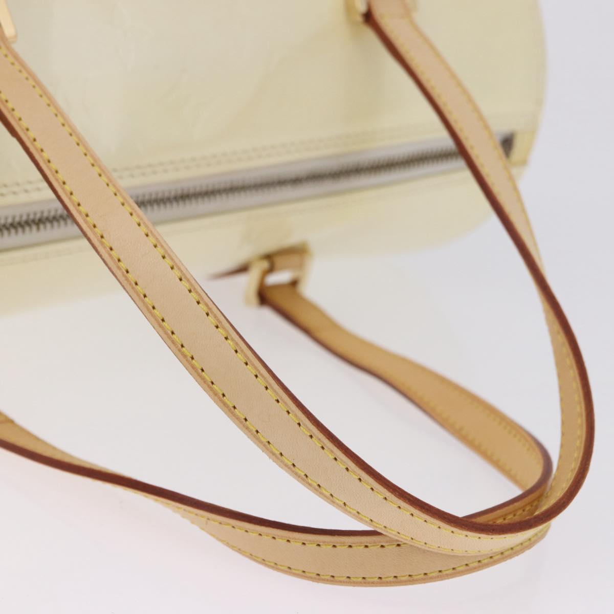 LOUIS VUITTON Monogram Vernis Bedford Hand Bag Perle M91006 LV Auth 200480V