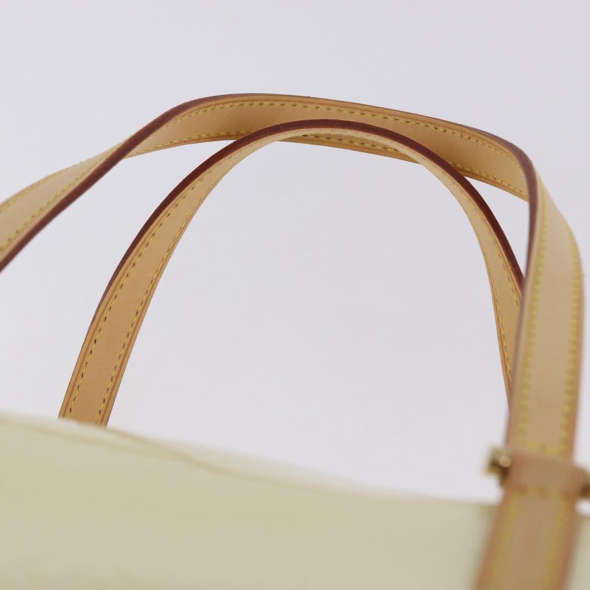 LOUIS VUITTON Monogram Vernis Bedford Hand Bag Perle M91006 LV Auth 200480V
