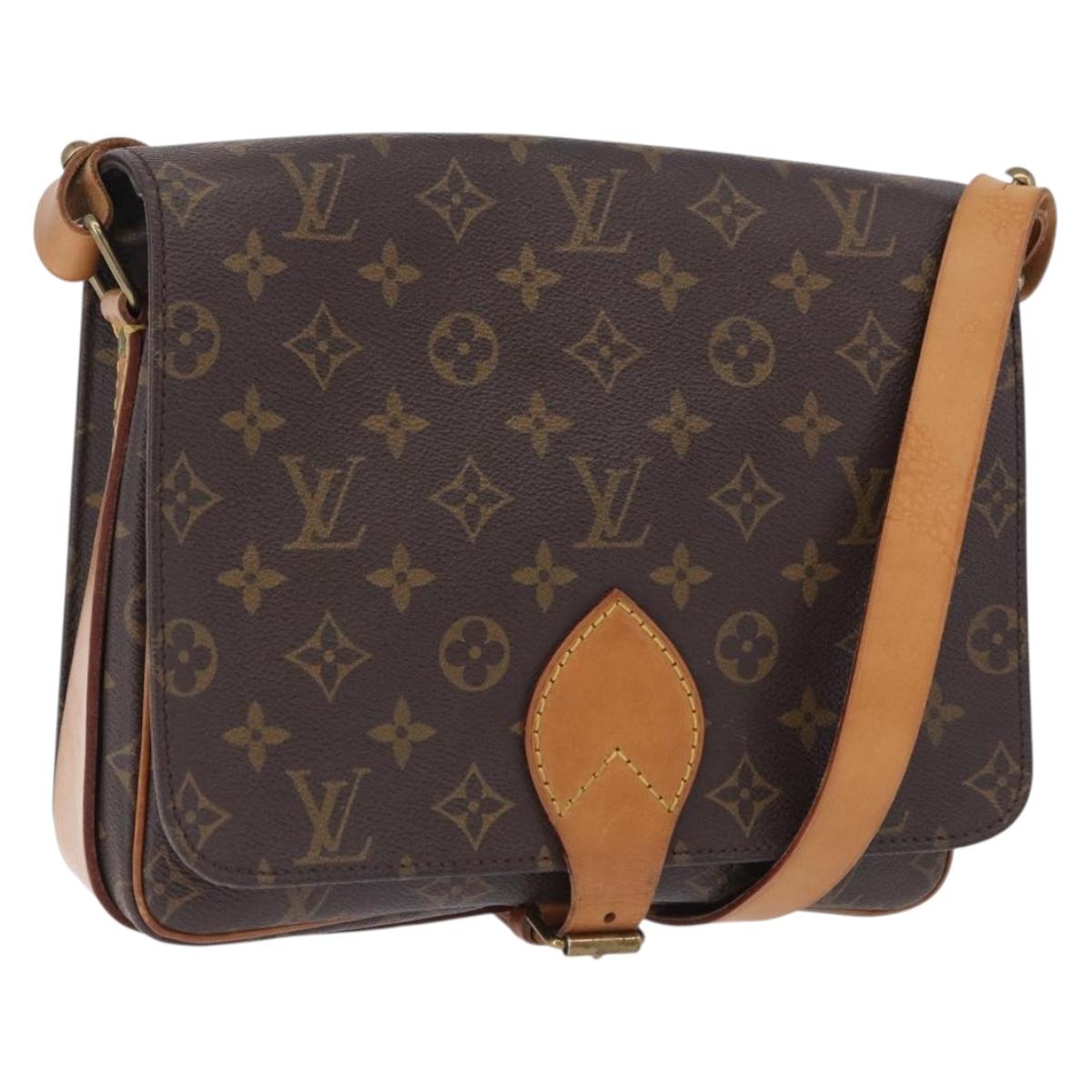 LOUIS VUITTON Monogram Cartouchiere GM Shoulder Bag M51252 LV Auth 200482V