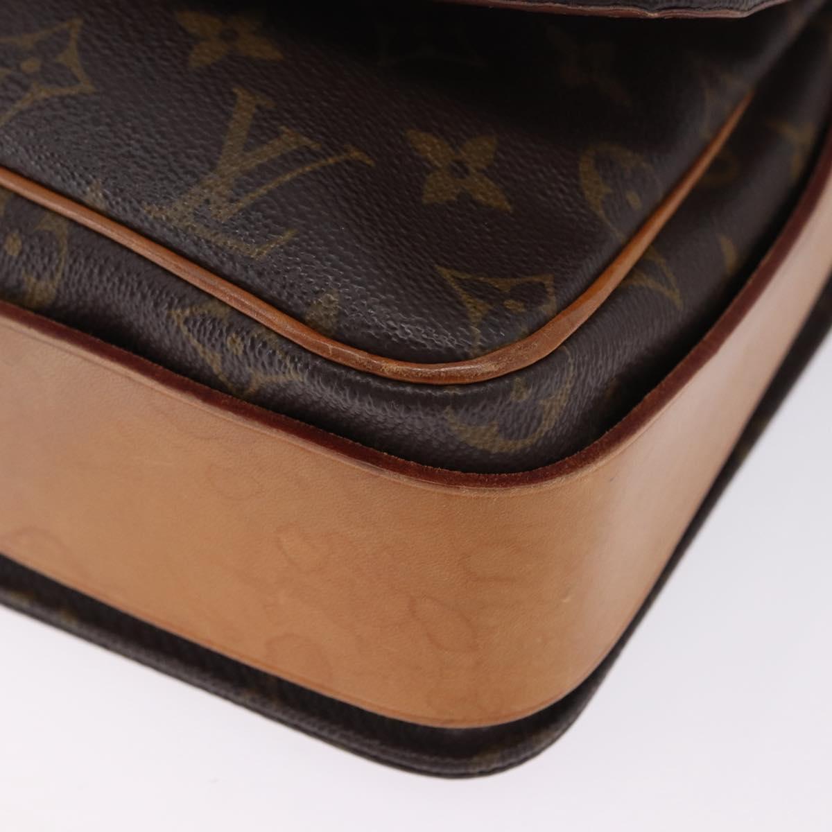 LOUIS VUITTON Monogram Cartouchiere GM Shoulder Bag M51252 LV Auth 200482V