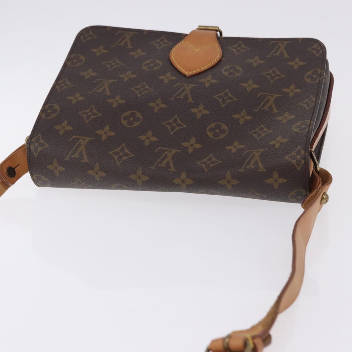 LOUIS VUITTON Monogram Cartouchiere GM Shoulder Bag M51252 LV Auth 200482V