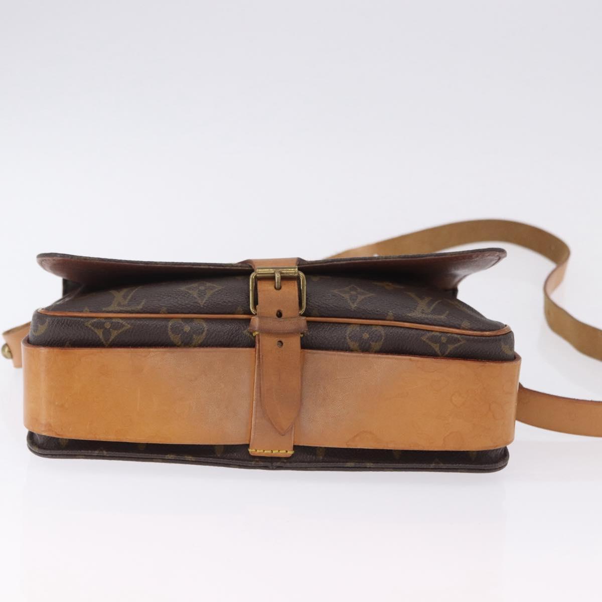 LOUIS VUITTON Monogram Cartouchiere GM Shoulder Bag M51252 LV Auth 200482V