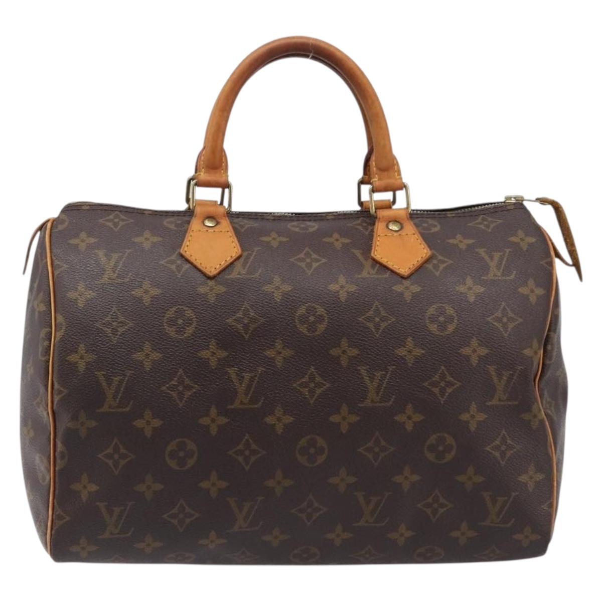 LOUIS VUITTON Monogram Speedy 25 Hand Bag M41528 LV Auth 200486